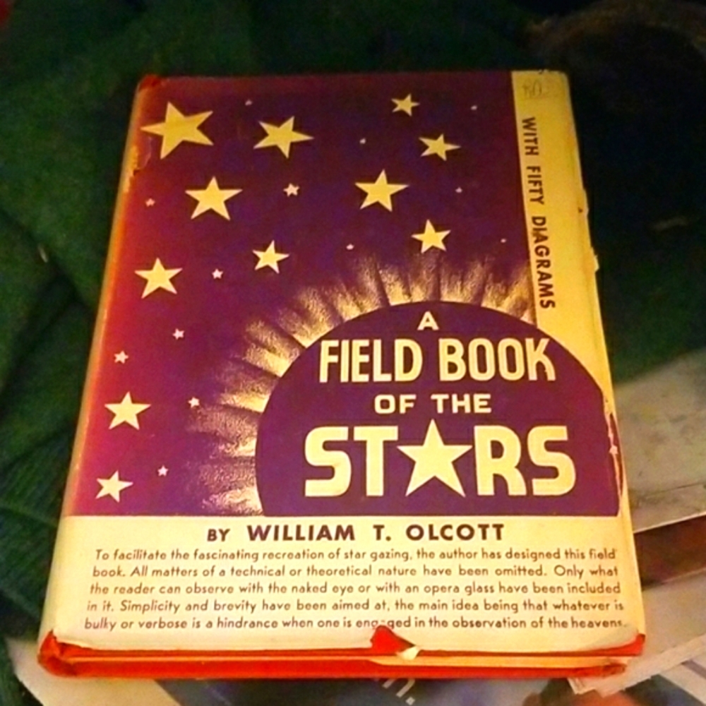 Field Book of The Stars - 1935 -william Olcott - HC Book Vintage Astronomy Rare